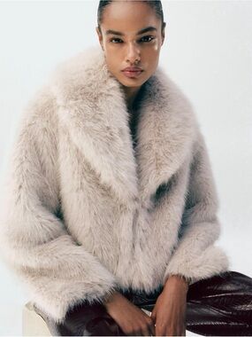 Zara Faux Fur coat